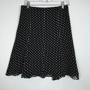 Express Mid Length Polka Dot Skirt